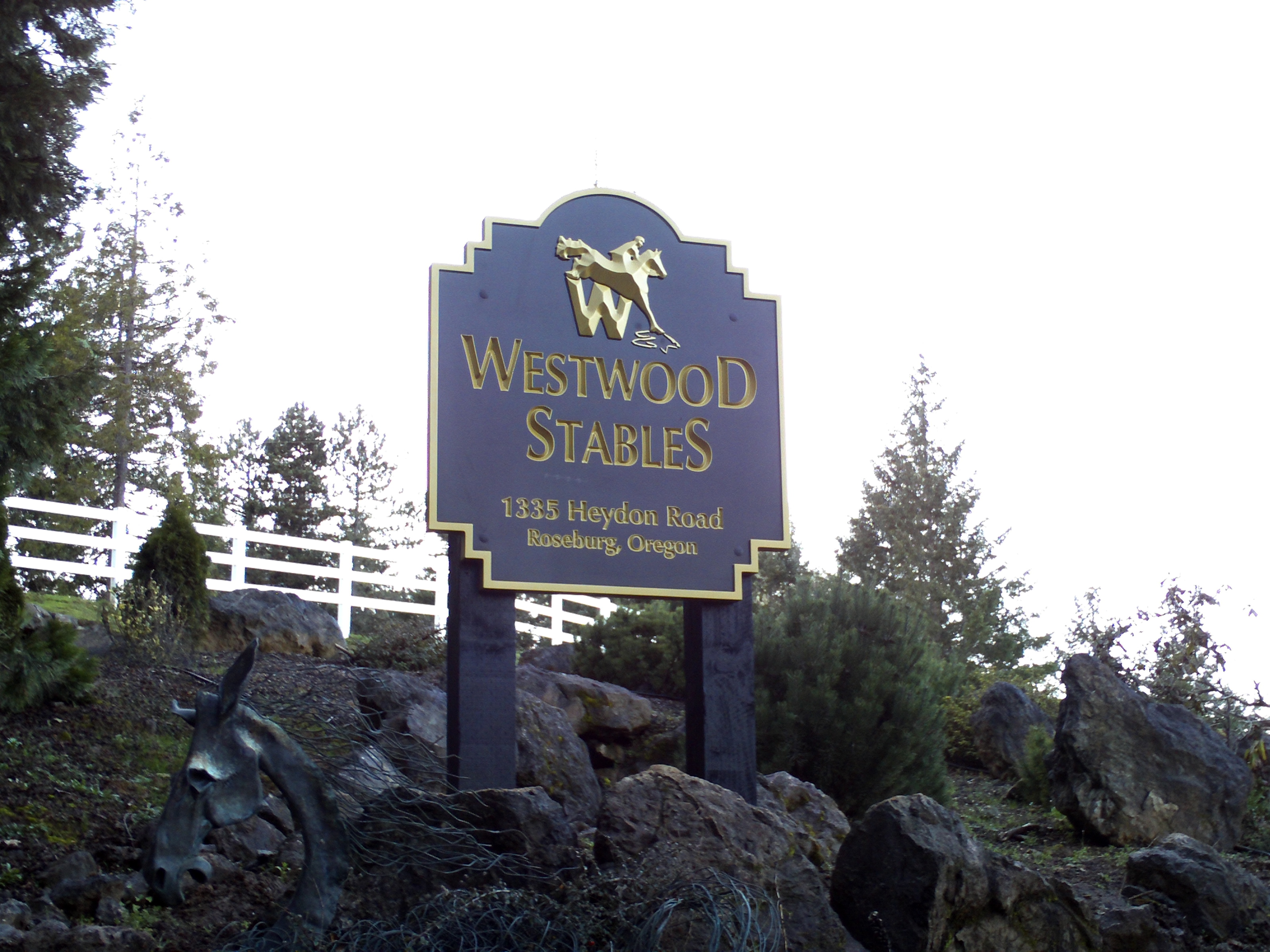 Sandblasted and Routed Signs